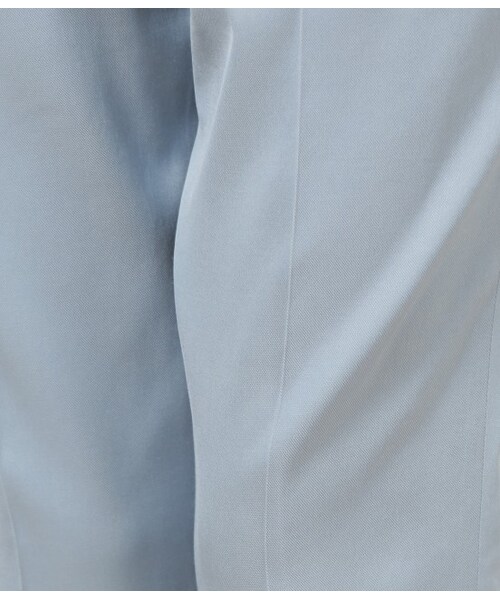 MADEMOISELLE ROPE'（マドモアゼル ロペ）の「ドビーオックスハイウエスト2タックパンツ（パンツ・レディース・ホワイト/カーキ/サックス・34/36/38）」の11枚目の写真