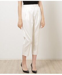 MADEMOISELLE ROPE' | ドビーオックスハイウエスト2タックパンツ(パンツ)