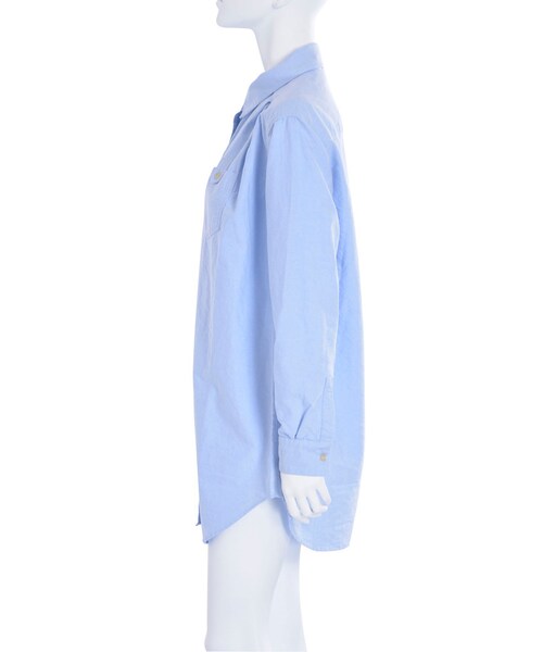 Ungrid（アングリッド）の「オックスルーズシャツワンピース（ワンピース/ドレス・レディース・ホワイト/ブルー）」の5枚目の写真