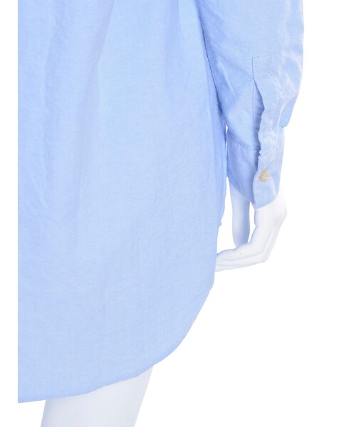 Ungrid（アングリッド）の「オックスルーズシャツワンピース（ワンピース/ドレス・レディース・ホワイト/ブルー）」の8枚目の写真