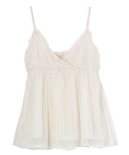 Ungrid（アングリッド）の「ストライプシフォンキャミ（トップス・レディース・シルバー/ゴールド・F）」の11枚目の写真