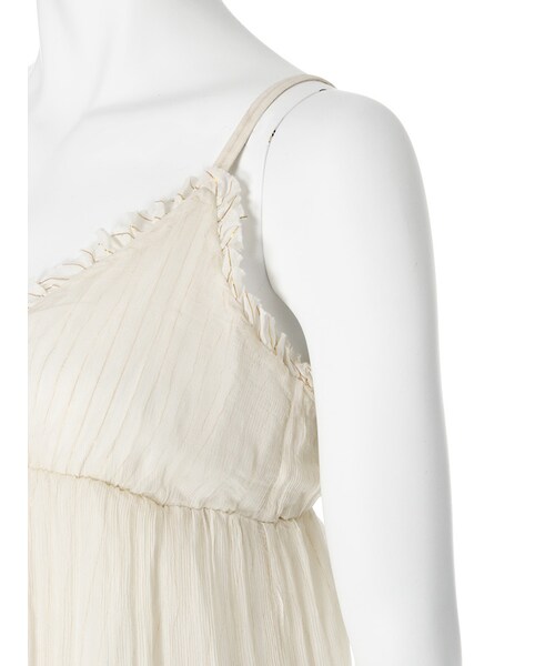 Ungrid（アングリッド）の「ストライプシフォンキャミ（トップス・レディース・シルバー/ゴールド・F）」の8枚目の写真