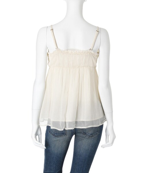 Ungrid（アングリッド）の「ストライプシフォンキャミ（トップス・レディース・シルバー/ゴールド・F）」の6枚目の写真