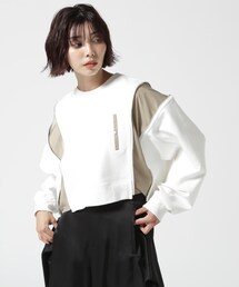 B'2nd（ビーセカンド）の「AULA AILA（アウラ アイラ）別注ジップクロップドプルオーバー（トップス）」