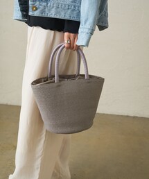 PUAL CE CIN | テーパードコロールBAG(バッグ)