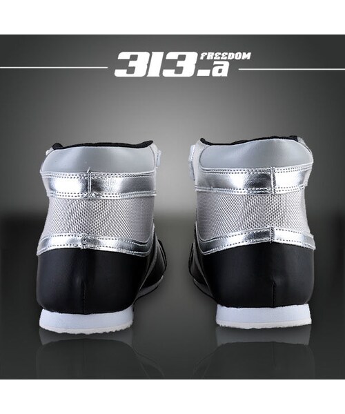 STORES.jp（ストアーズドットジェーピー）の「本革★スニーカー★切り替え★ゴールド＆シルバー★2色★【送料無料】（スタジャン・メンズ・その他）」の8枚目の写真