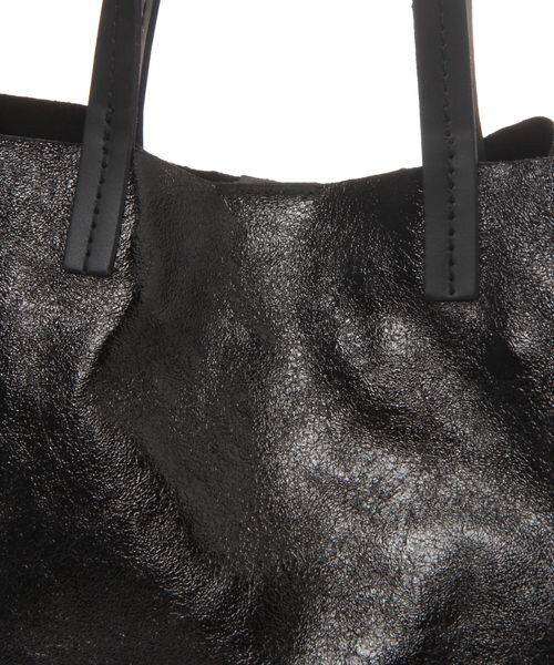 saloon（サルーン）の「AULENTTI/ショルダー×ビッグトート（バッグ・シルバー01/ゴールド02/ブラック19・FREE）」の9枚目の写真