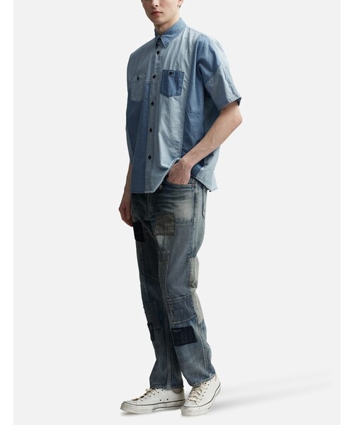 FDMTL（ファンダメンタル）の「3 Year Wash Patchwork Shirt（その他・メンズ・Indigo・2/3/4/5）」の5枚目の写真