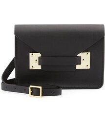 Sophie Hulme | Sophie Hulme Mini Envelope Crossbody Bag, Black(クラッチバッグ)