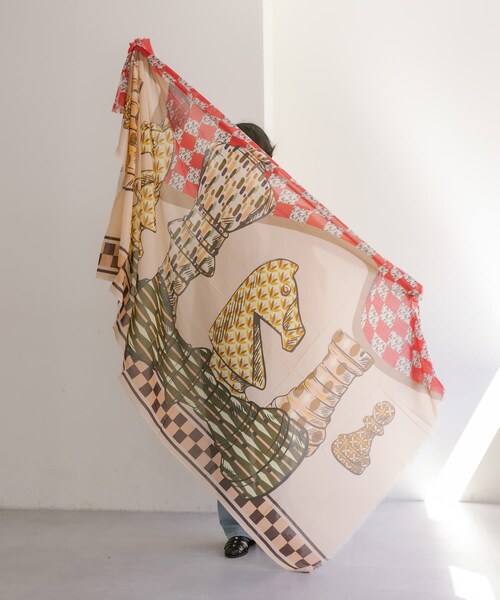 【STORIATIPIC(ストリアティピック)】綿100％/CLUBストール