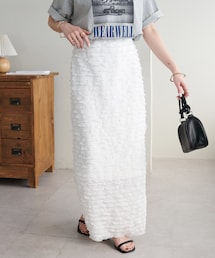 DISCOAT | フリルティアードナロースカート(スカート)