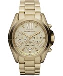 Michael Kors | Michael Kors  Mid-Size Bradshaw Chronograph Watch, Golden(Analog watches)