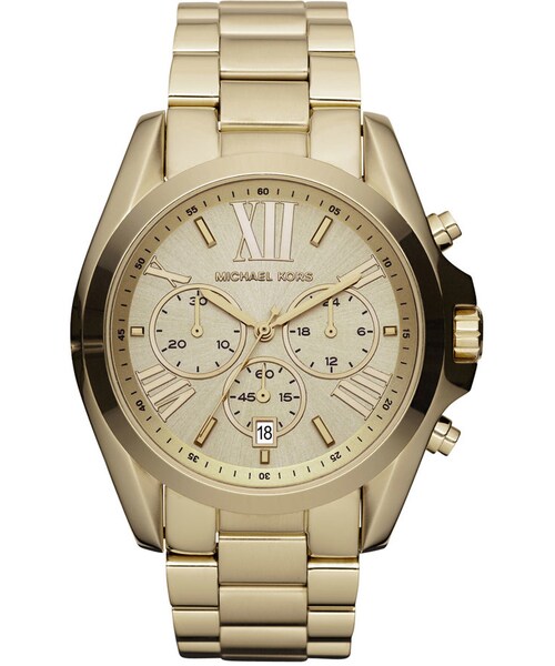 Michael Kors  Mid-Size Bradshaw Chronograph Watch, Golden