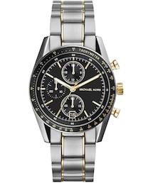 MICHAEL KORS | Michael Kors  Mid-Size Silver Color Stainless Steel Accelerator Chronograph Watch(アナログ腕時計)