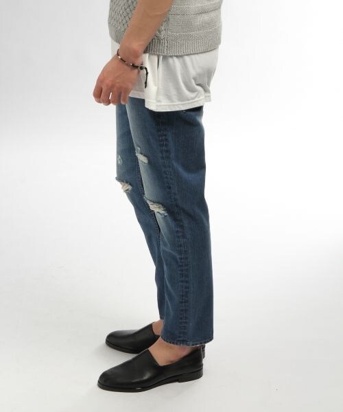 HARE（ハレ）の「ダメージデニムスリム（パンツ・メンズ・オフホワイト05/ブルー85・Ｓ/Ｍ）」の3枚目の写真