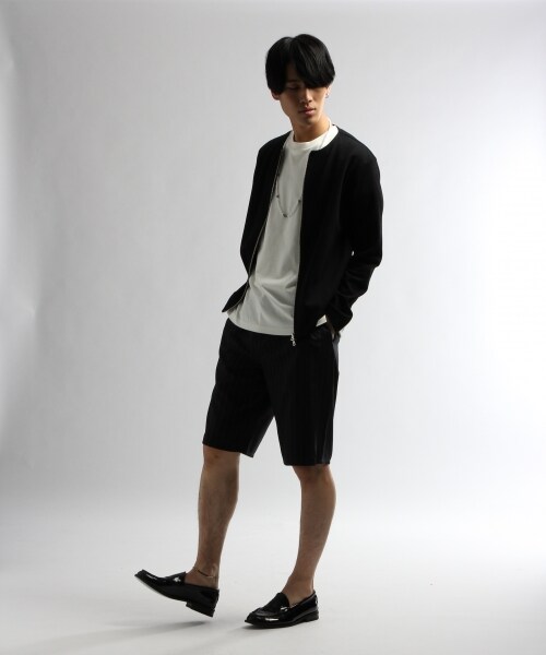 HARE（ハレ）の「ＴＲストライプショーツ（パンツ・メンズ・グレー16/ネイビー88・S/Ｍ）」の3枚目の写真