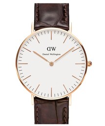Daniel Wellington | Daniel Wellington 'Classic York' Leather Strap Watch, 36mm(アナログ腕時計)