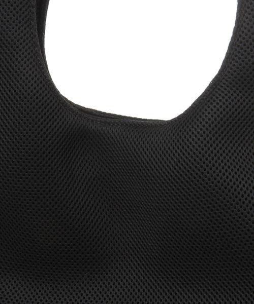 LAKOLE(ラコレ)の「メッシュギャザートートバッグ(バッグ・オフ11/ライトグレー12/ブラック19・F)」の8枚目の写真