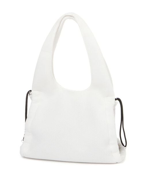 LAKOLE(ラコレ)の「メッシュギャザートートバッグ(バッグ・オフ11/ライトグレー12/ブラック19・F)」の1枚目の写真