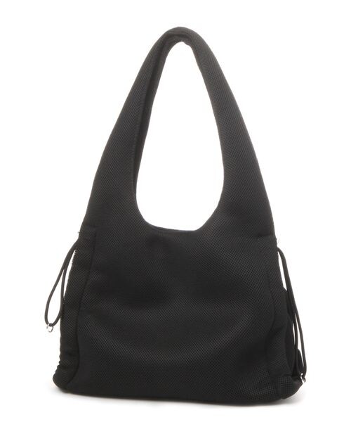 LAKOLE(ラコレ)の「メッシュギャザートートバッグ(バッグ・オフ11/ライトグレー12/ブラック19・F)」の4枚目の写真