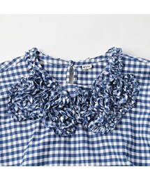 45R（フォーティファイブアール）の「薄オックスギンガムのフリルM