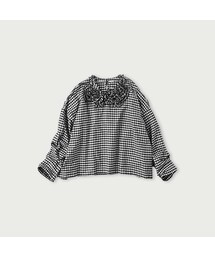 45rの薄オックスギンガムのシャツジャケット 45R薄オックスギンガムのシャツジャケット: WOMEN｜45R