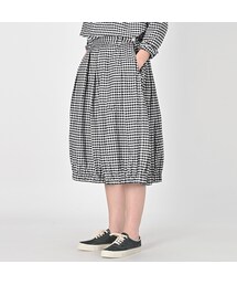 美品　45R ブルマパンツ　赤白ギンガムチェック ELLE】赤×白 ギンガムチェック パンツ - メルカリ