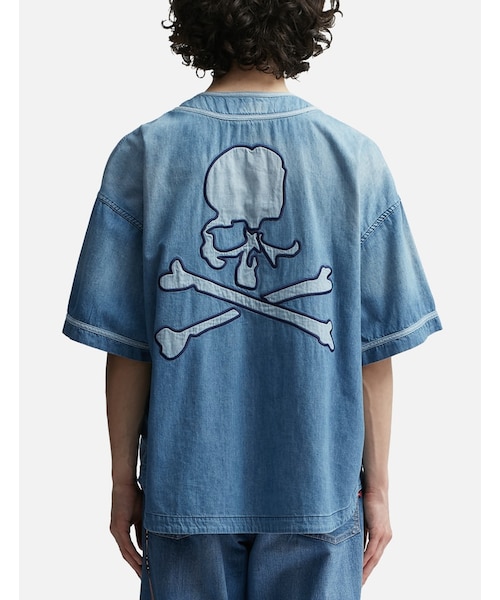 mastermind JAPAN マスターマインド　レア　デニム　シャツ mastermind JAPAN（マスターマインド）の「Baseball Denim Shirt