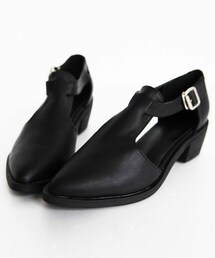 DHOLIC | ストラップローヒールシューズ(その他シューズ)