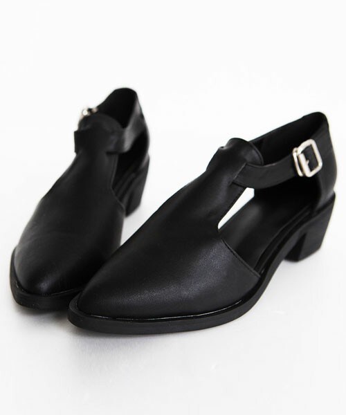 DHOLIC（ディーホリック）の「ストラップローヒールシューズ（その他シューズ・レディース・ブラックA/ブラックB/ブラックC・230/235/240/245/250）」の3枚目の写真