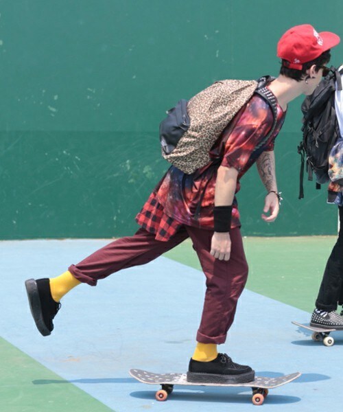 MEMENTISM（メメントイズム）の「STAR.P レザー×ナイロン ショルダースタッズバックパック（バックパック/リュック・メンズ・ブラック/カモフラージュ/アニマル・FREE）」の14枚目の写真