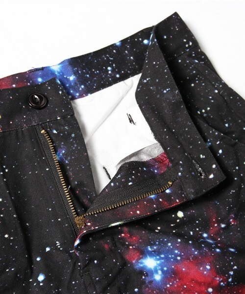 PUBLIC EYES（パブリックアイズ）の「PE-47 スペースグラフィッククロップドパンツ（その他パンツ・メンズ・ブラック・SMALL/MEDIUM）」の9枚目の写真