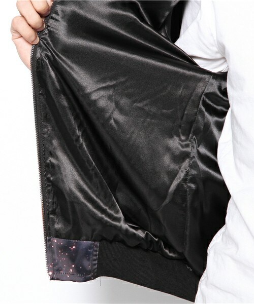 PUBLIC EYES（パブリックアイズ）の「PE-50 スペースグラフィックブルゾン PUBLICEYES（ブルゾン・メンズ・ブルー/レッド・SMALL/MEDIUM）」の15枚目の写真