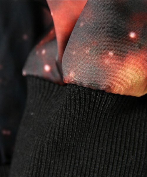 PUBLIC EYES（パブリックアイズ）の「PE-50 スペースグラフィックブルゾン PUBLICEYES（ブルゾン・メンズ・ブルー/レッド・SMALL/MEDIUM）」の14枚目の写真