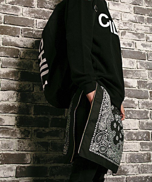 MEMENTISM（メメントイズム）の「バンダナスカート MD13AW-GD01（スカート・メンズ・ホワイト/ブラック/サックスブルー/ネイビー/レッド・FREE）」の13枚目の写真