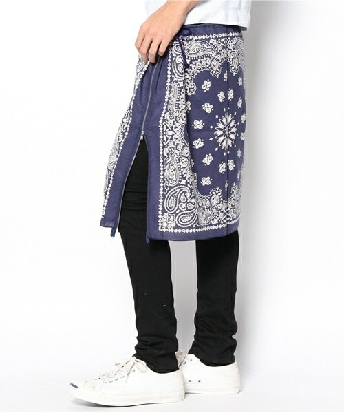 MEMENTISM（メメントイズム）の「バンダナスカート MD13AW-GD01（スカート・メンズ・ホワイト/ブラック/サックスブルー/ネイビー/レッド・FREE）」の20枚目の写真