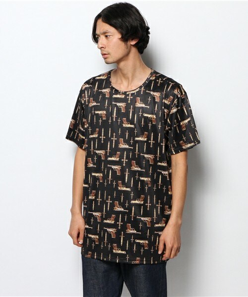 PUBLIC EYES（パブリックアイズ）の「LEC-252 グラフィックプリントTシャツ PUBLIC EYES×LEGENDA（Tシャツ/カットソー・メンズ・ブラック/ネイビー/レッド・SMALL/MEDIUM）」の11枚目の写真