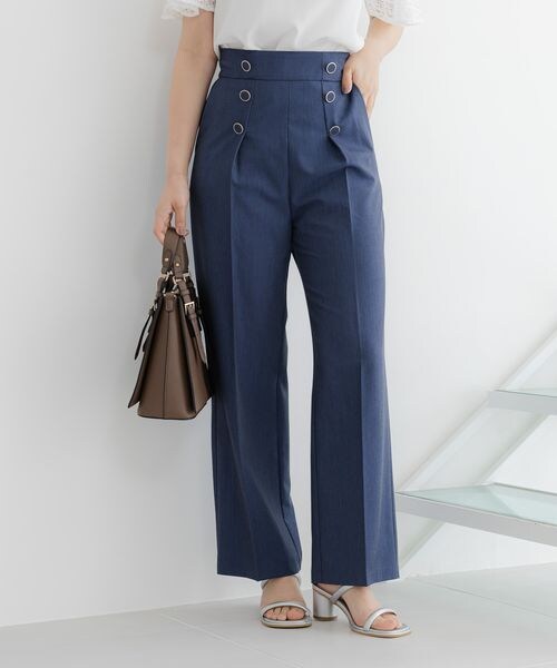 うみうみ Andemiu（アンデミュウ）の「マリンセミワイドパンツ（）」 - WEAR