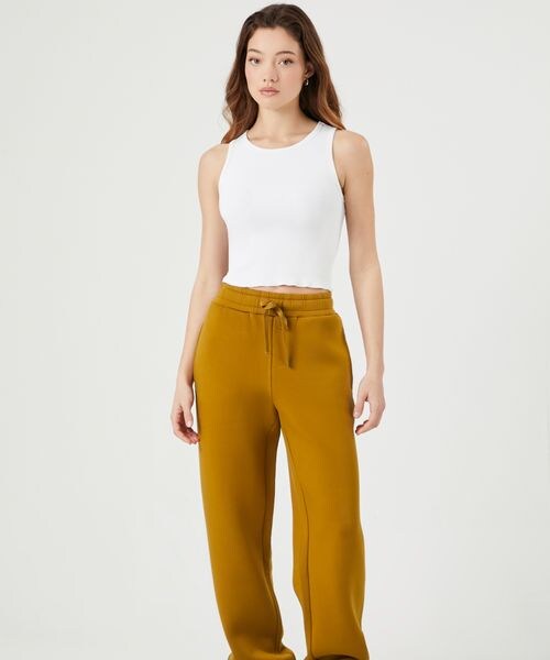 FOREVER 21（フォーエバー トゥエンティーワン）の「スウェットジョガーパンツ（その他・ブラウン18/ベージュ50・S/M）」の4枚目の写真