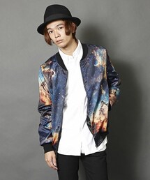 PUBLIC EYES | PE-66 スペースグラフィックブルゾン(ブルゾン)