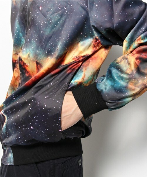 PUBLIC EYES(パブリックアイズ)の「PE-66 スペースグラフィックブルゾン(ブルゾン・メンズ・ブルー・SMALL/MEDIUM)」の7枚目の写真