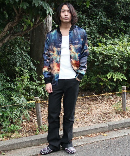 PUBLIC EYES(パブリックアイズ)の「PE-66 スペースグラフィックブルゾン(ブルゾン・メンズ・ブルー・SMALL/MEDIUM)」の10枚目の写真