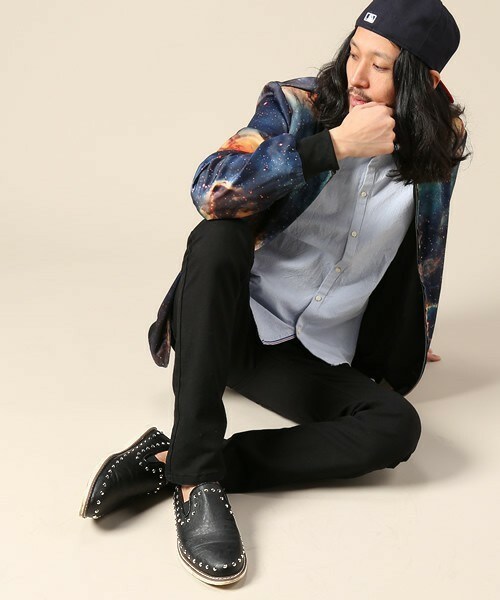 PUBLIC EYES(パブリックアイズ)の「PE-66 スペースグラフィックブルゾン(ブルゾン・メンズ・ブルー・SMALL/MEDIUM)」の4枚目の写真