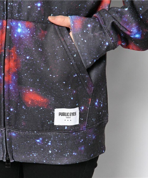PUBLIC EYES(パブリックアイズ)の「PE-63W グラフィックパーカー(パーカー・レディース・ブラック・X-SMALL/SMALL/MEDIUM)」の8枚目の写真