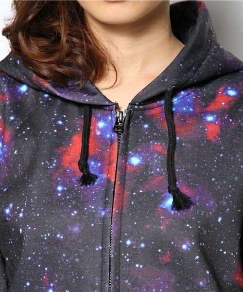 PUBLIC EYES(パブリックアイズ)の「PE-63W グラフィックパーカー(パーカー・レディース・ブラック・X-SMALL/SMALL/MEDIUM)」の6枚目の写真
