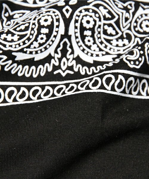 PUBLIC EYES（パブリックアイズ）の「PE-68 サイドZIPドッキングバンダナカットソー（Tシャツ/カットソー・メンズ・ブラック・SMALL/MEDIUM/LARGE）」の15枚目の写真