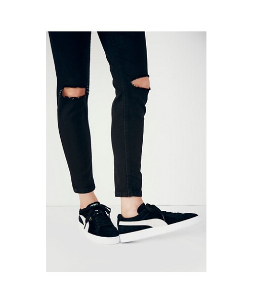 PUMA（プーマ）の「Puma Suede Classic Sneaker（スニーカー・レディース・Black・9/6.5/6/7.5/10/7/8.5/8）」の8枚目の写真