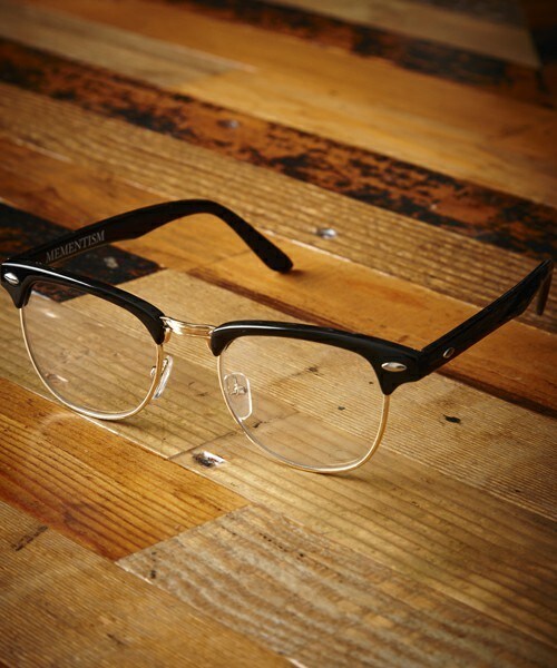 MEMENTISM（メメントイズム）の「ME-09W ブロウタイプメガネ　眼鏡 伊達メガネ だて眼鏡（メガネ・レディース・ブラック/ブラウン・FREE）」の3枚目の写真