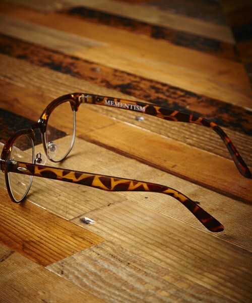 MEMENTISM（メメントイズム）の「ME-09W ブロウタイプメガネ　眼鏡 伊達メガネ だて眼鏡（メガネ・レディース・ブラック/ブラウン・FREE）」の12枚目の写真