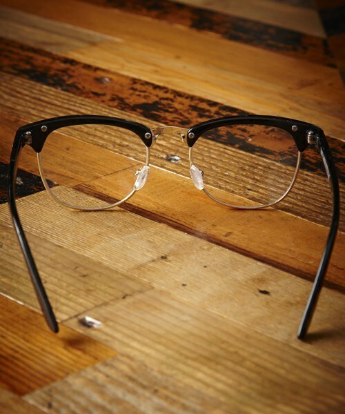 MEMENTISM（メメントイズム）の「ME-09W ブロウタイプメガネ　眼鏡 伊達メガネ だて眼鏡（メガネ・レディース・ブラック/ブラウン・FREE）」の7枚目の写真
